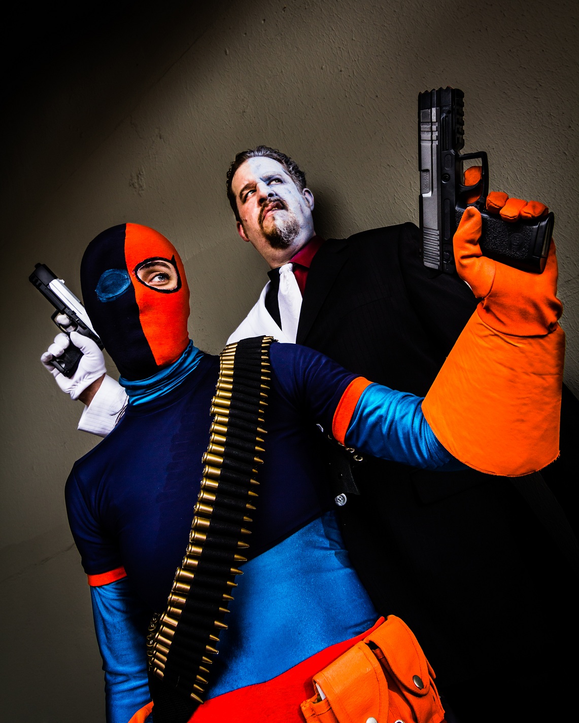Two-Face and Deathstroke