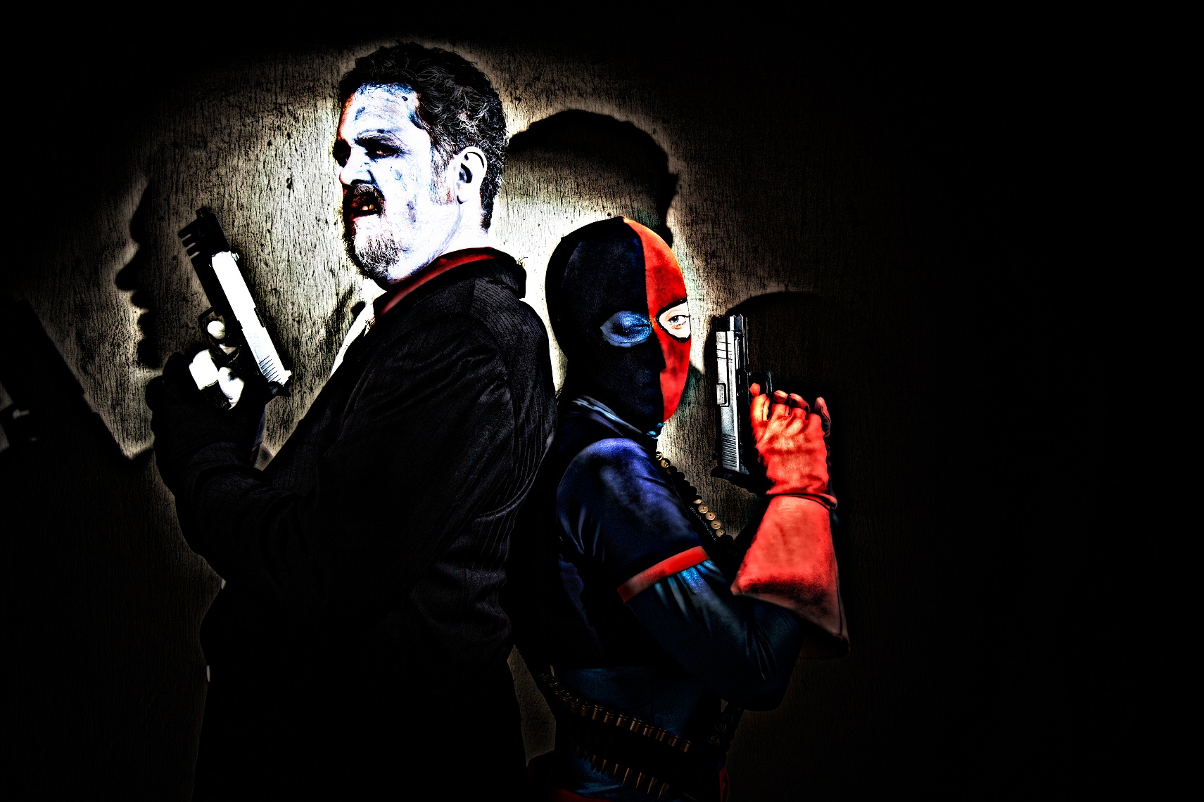 Two-Face and Deathstroke